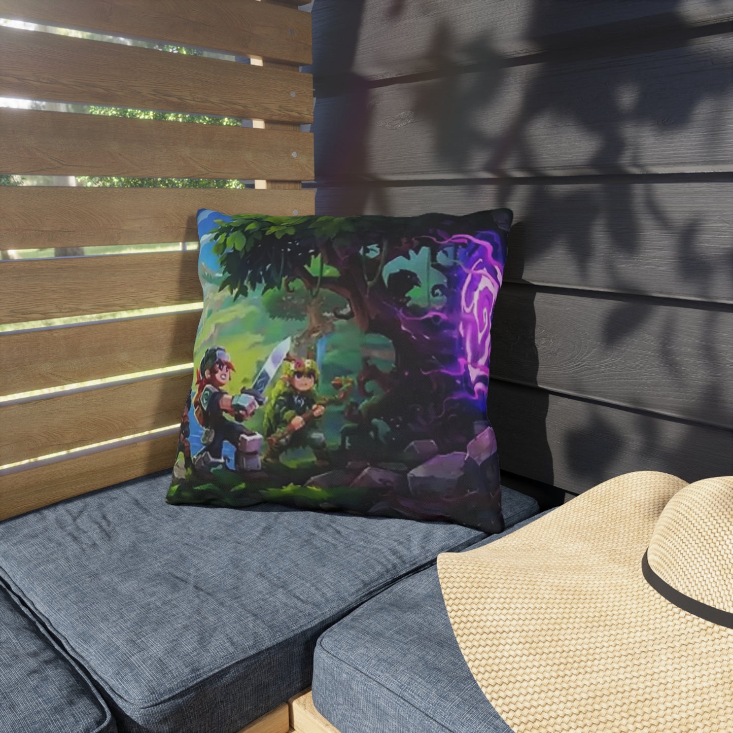 Hytale Portal Pillow